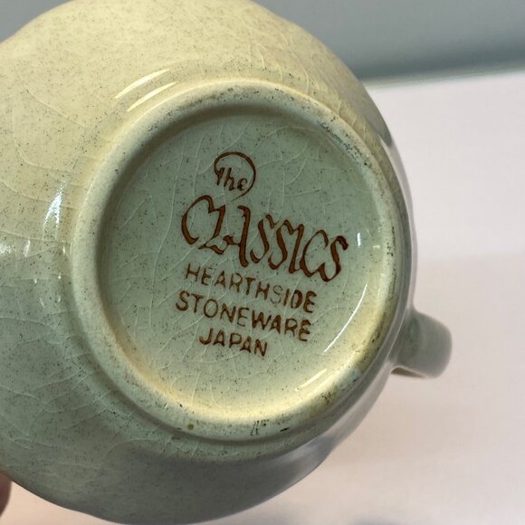 Vintage The Classics Hearthside Stoneware Creamer Small Pitcher Japan MCM Retro - Picture 2 of 11